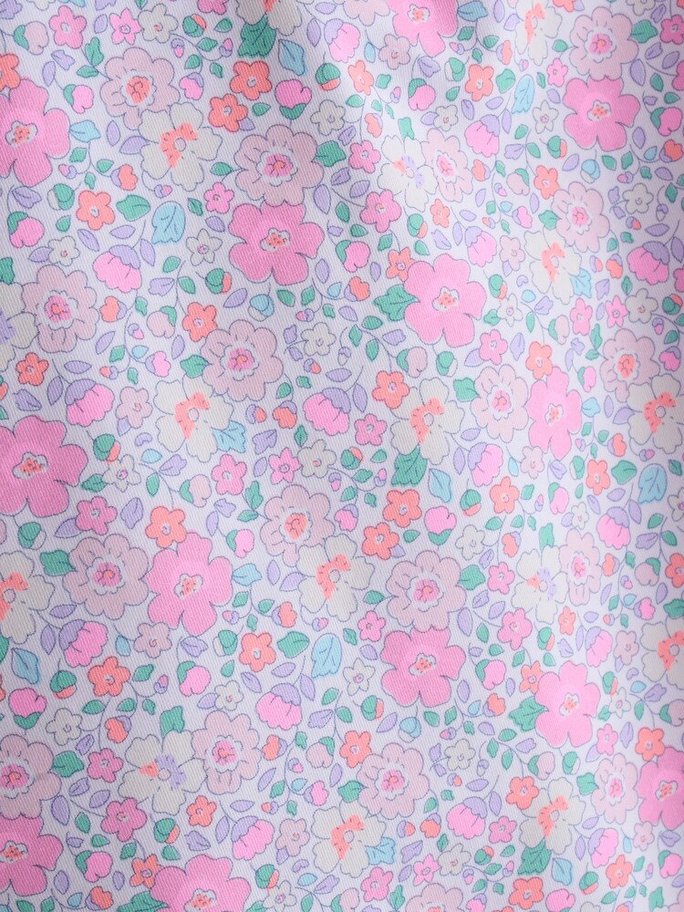 JoJo Maman Bébé Floral Asymmetric Ruffle Swimsuit - Imaginea 5 din 5