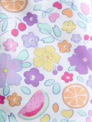 JoJo Maman Bébé Lilac Fruit Sun Protection Hat - Image 4 of 4