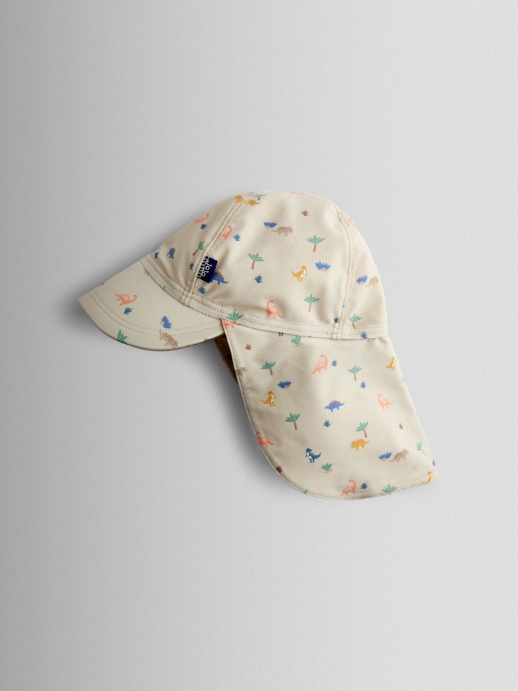 JoJo Maman Bébé Stone Dino Sun Protection Swim Hat - Image 1 of 3