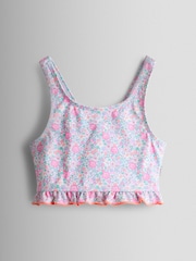 JoJo Maman Bébé Neon Ditsy Frill Print 2-Piece Bikini Set - Image 3 of 7