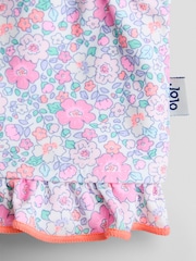 JoJo Maman Bébé Neon Ditsy Frill Print 2-Piece Bikini Set - Image 7 of 7