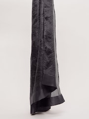 Phase Eight Black Satin Trim Scarf - Image 2 of 6