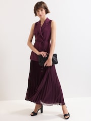 Phase Eight Red Becky Midi Dress - Image 1 of 7