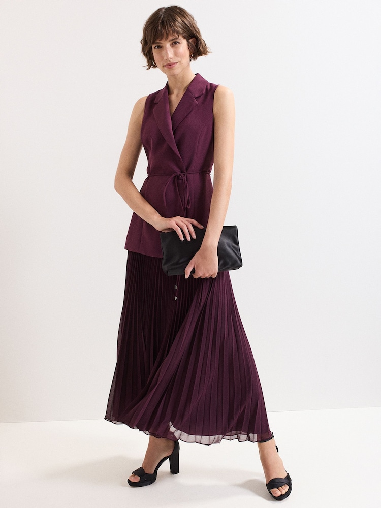 Phase Eight Red Becky Midi Dress - Image 1 of 7