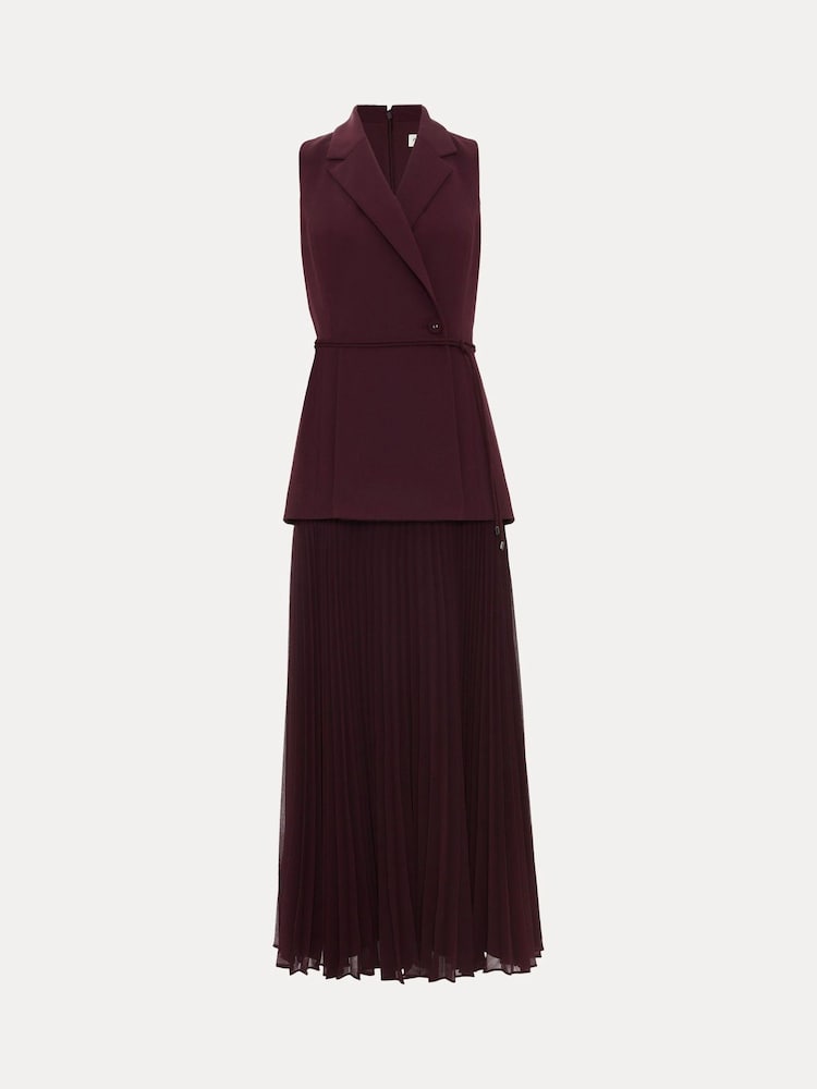 Phase Eight Red Becky Midi Dress - Image 7 of 7