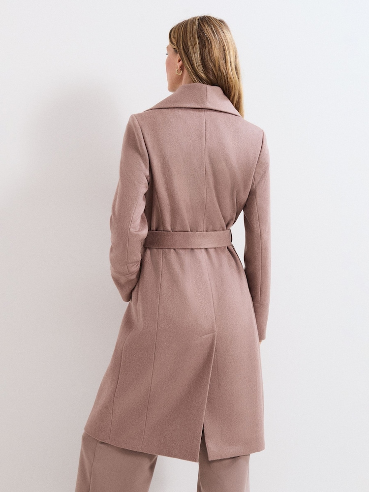 Phase Eight Natural Nicci Wool Coat - Image 2 of 7 Phase Eight Natural Nicci Wool Coat - Image 2 of 7
