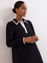 Phase Eight Black Petite Gina Dress - Image 4 of 7