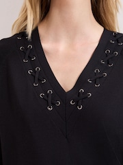 Phase Eight Black Senita Tunic - Image 4 of 7
