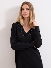 Phase Eight Black Senita Tunic - Image 6 of 7