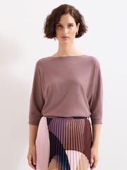Phase Eight Brown Cristine Knit Jumper - Image 1 of 6