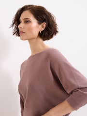 Phase Eight Brown Cristine Knit Jumper - Image 5 of 6