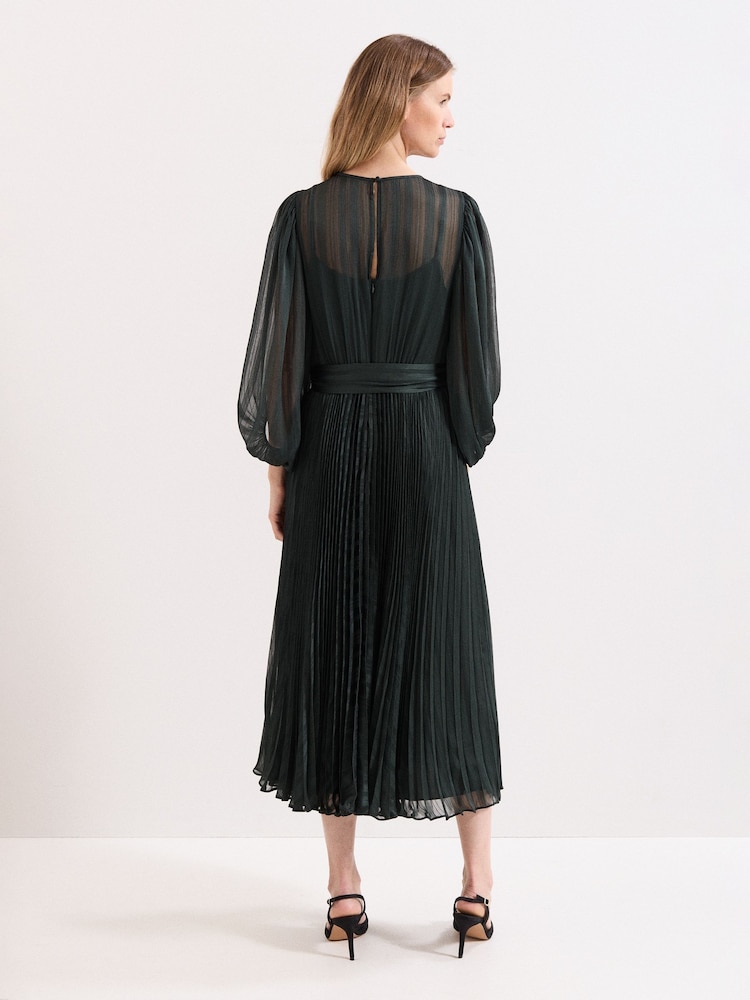 Phase Eight Green Petite Lucie Dress - Image 2 of 7 Phase Eight Green Petite Lucie Dress - Image 2 of 7
