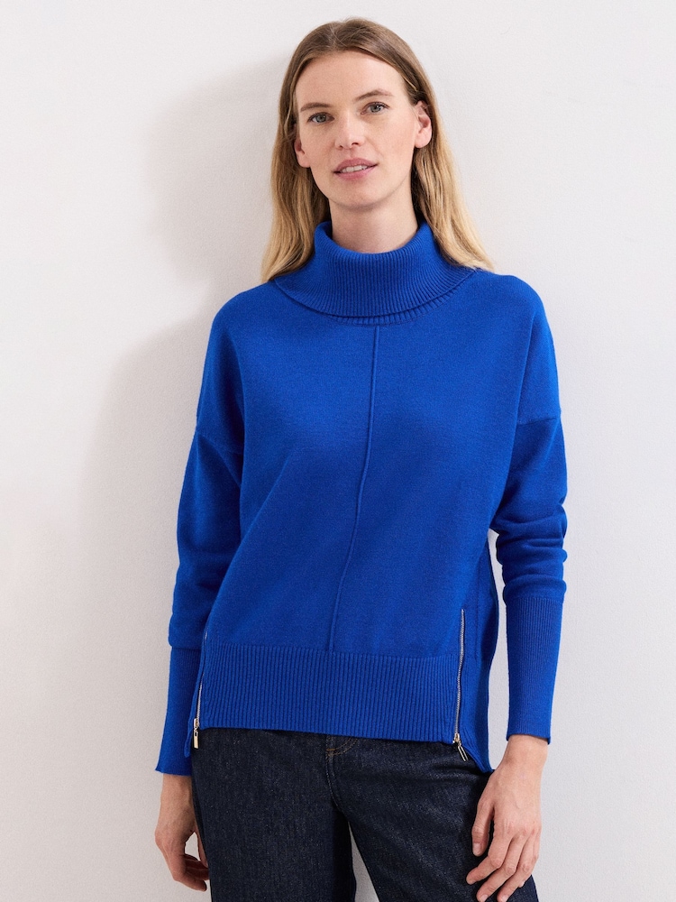 Phase Eight Blue Steph Jumper - Image 1 of 7 Phase Eight Blue Steph Jumper - Image 1 of 7