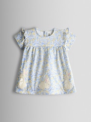 JoJo Maman Bébé Bunny Appliqué Frill Top And Leggings Set - Imaginea 2 din 7