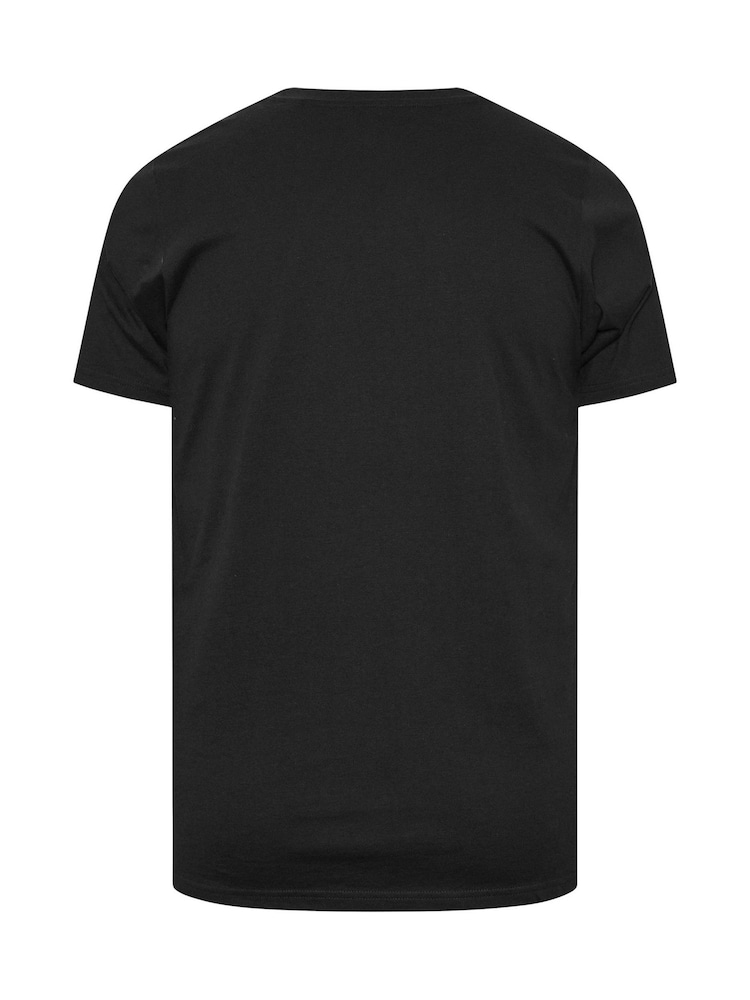 BadRhino Big & Tall Black Signature T-Shirt - Image 6 of 6 BadRhino Big & Tall Black Signature T-Shirt - Image 6 of 6