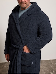 BadRhino Big & Tall Blue Heavy Borg Robe - Image 3 of 5
