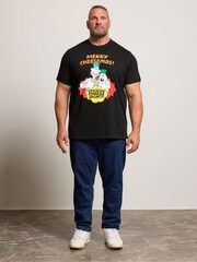 BadRhino Big & Tall Black Wallace And Gromit T-Shirt - Image 2 of 6