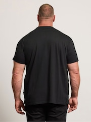 BadRhino Big & Tall Black Skull and Snake T-Shirt - Image 3 of 6