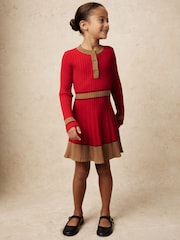 Reiss Red Holly Dress - Image 2 of 5