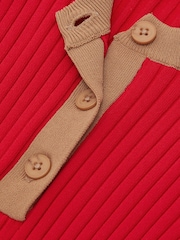 Reiss Red Holly Dress - Image 5 of 5