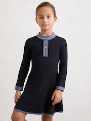Reiss Navy Rudy Dress - Image 2 of 5