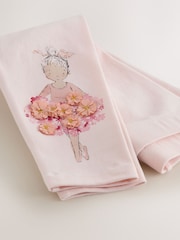 Pink Ballerina Embellished Leggings (3mths-7yrs) - Image 6 of 6