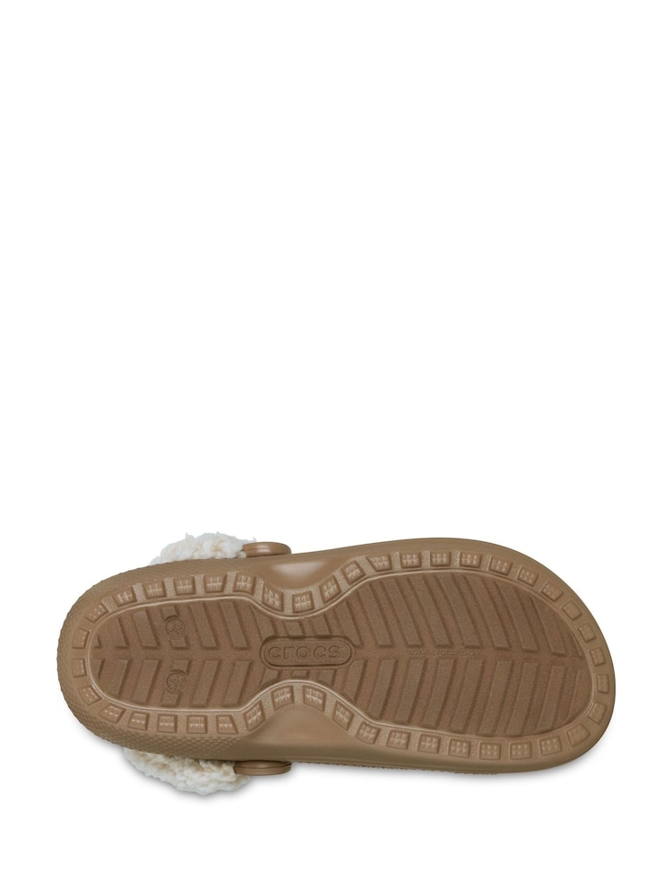 Crocs Brown Classic Fleece Lined Clogs - Image 4 of 4 Crocs Brown Classic Fleece Lined Clogs - Image 4 of 4