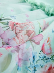 Mint Floral Print Flower Corsage Dress (3mths-8yrs) - Image 9 of 9