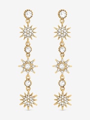 Mood Black Crystal Celestial Drop Earrings - Image 1 of 4