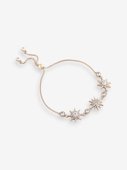 Mood Gold Tone Crystal Celestial Toggle Bracelet - Image 1 of 1
