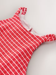 Red Stripe Strappy Crinkle Summer Dress (3-16yrs) - Image 7 of 8