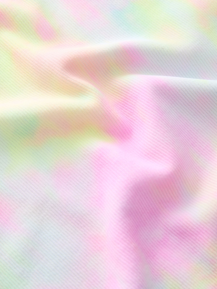 Multi Tie-Dye Rib Racer Dress (3-16yrs) - Image 4 of 4