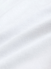 White Soft Touch V-Neck Cotton Rich Button Up Cardigan - Image 8 of 8