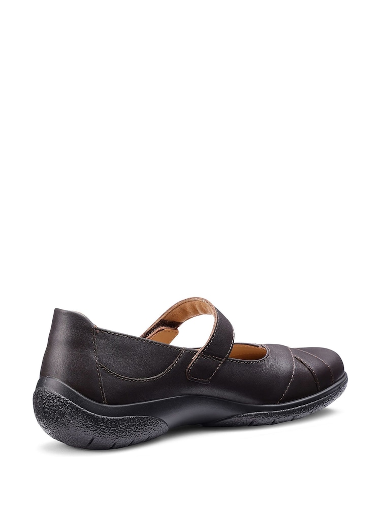 Hotter Brown Wide Fit Hope Touch-Fastening Shoes - Image 2 of 4