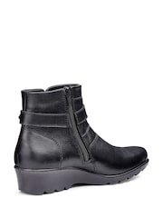 Hotter Black Regular Fit Foxton Zip Boots - Image 2 of 4