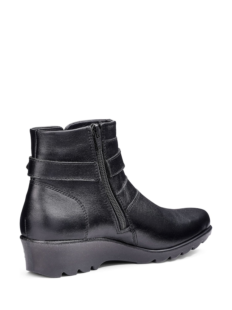 Hotter Black Regular Fit Foxton Zip Boots - Image 2 of 4 Hotter Black Regular Fit Foxton Zip Boots - Image 2 of 4