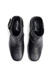 Hotter Black Regular Fit Foxton Zip Boots - Image 3 of 4
