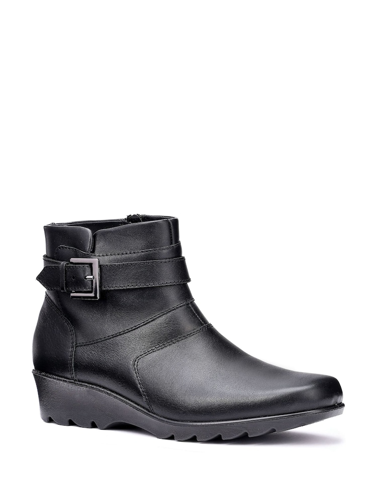 Hotter Black Regular Fit Foxton Zip Boots - Image 4 of 4 Hotter Black Regular Fit Foxton Zip Boots - Image 4 of 4
