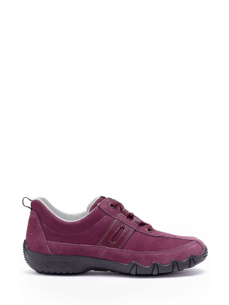 Hotter Red Regular Fit Leanne II Lace-Up Shoes - Image 1 of 4 Hotter Red Regular Fit Leanne II Lace-Up Shoes - Image 1 of 4