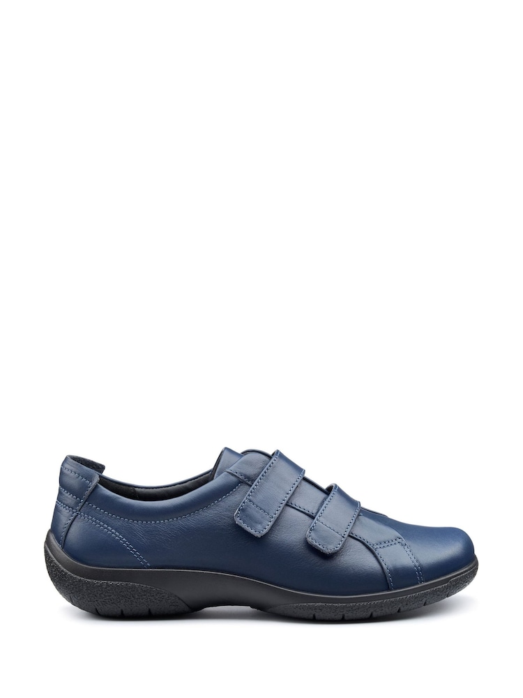 Hotter Blue Wide Fit Leap II Touch-Fastening Shoes - Image 1 of 4