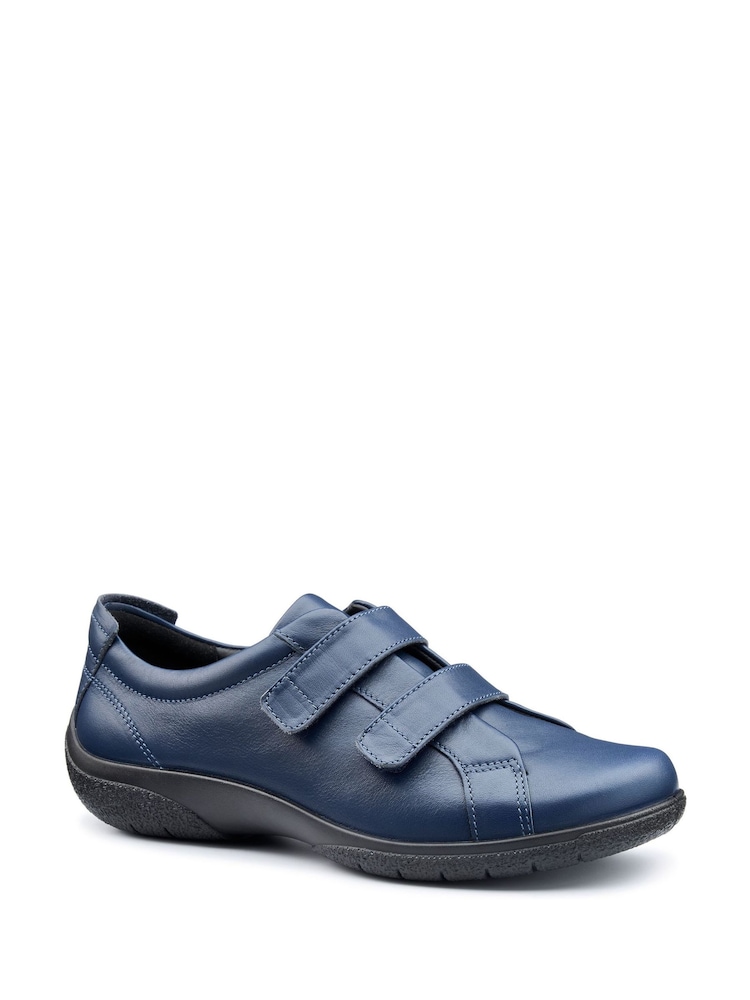 Hotter Blue Wide Fit Leap II Touch-Fastening Shoes - Image 2 of 4
