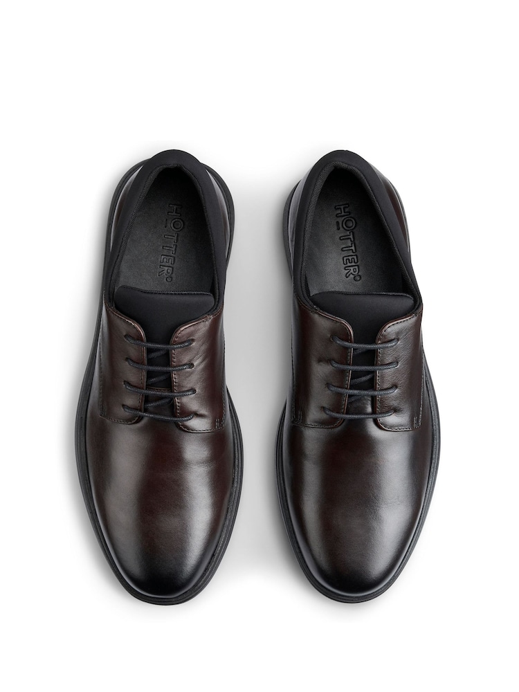 Hotter Brown Regular Fit Hugo Lace-Up Shoes - Image 4 of 4