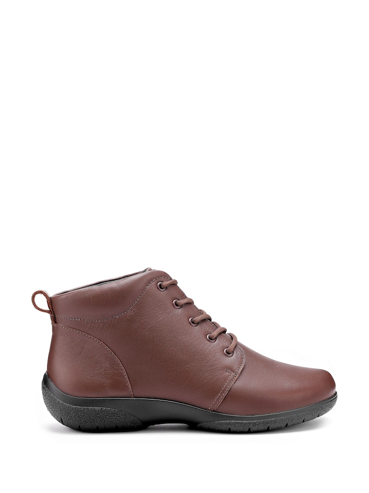 Hotter Brown Extra Wide Fit Ellery Lace-Up Boots - Image 1 of 4