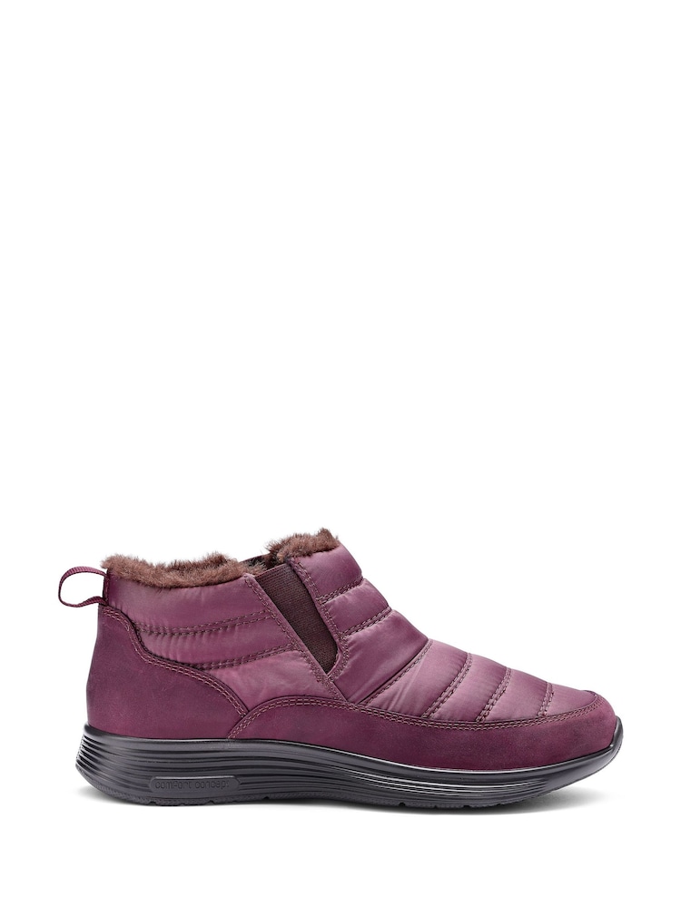 Hotter Red Hotter Red Regular Fit Frost Slip-On Boots - Image 1 of 4 Hotter Red Hotter Red Regular Fit Frost Slip-On Boots - Image 1 of 4