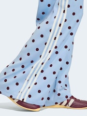 adidas Originals Blue Polka Dot Wide Leg Trousers - Image 4 of 6