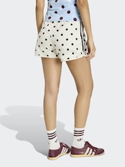 adidas Originals White Polka Dot Sprinter Shorts - Image 2 of 6