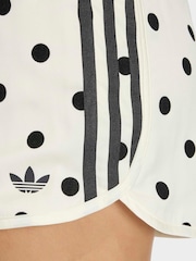 adidas Originals White Polka Dot Sprinter Shorts - Image 5 of 6