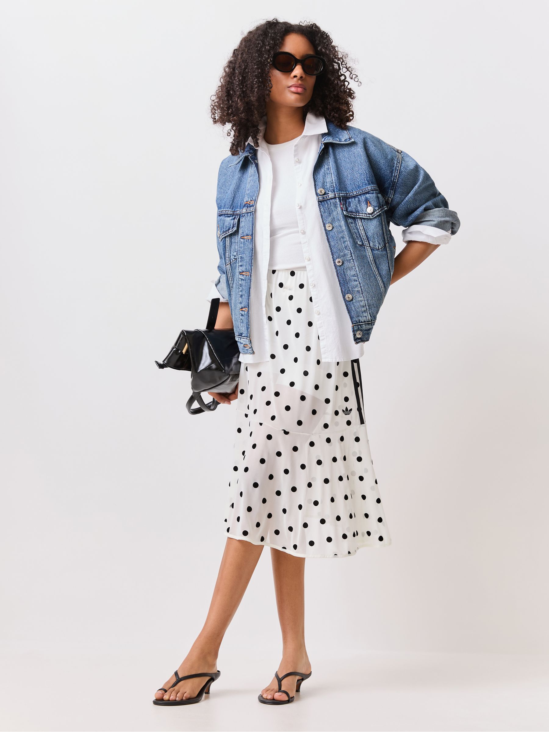 Buy Білий - adidas Originals Polka Dot Skirt з сайту Next Ukraine