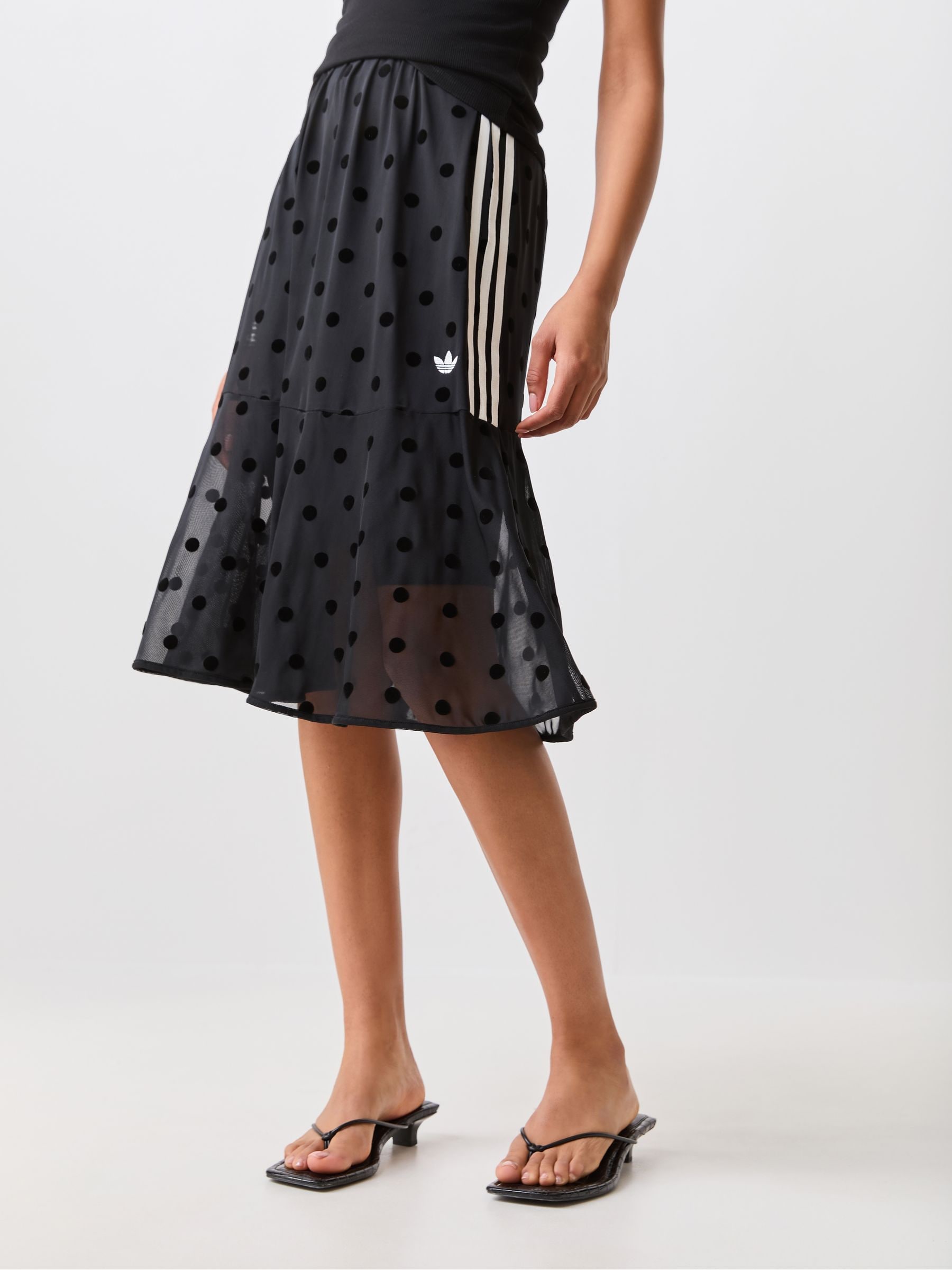 Buy adidas Originals Black Polka Dot Skirt from Next USA