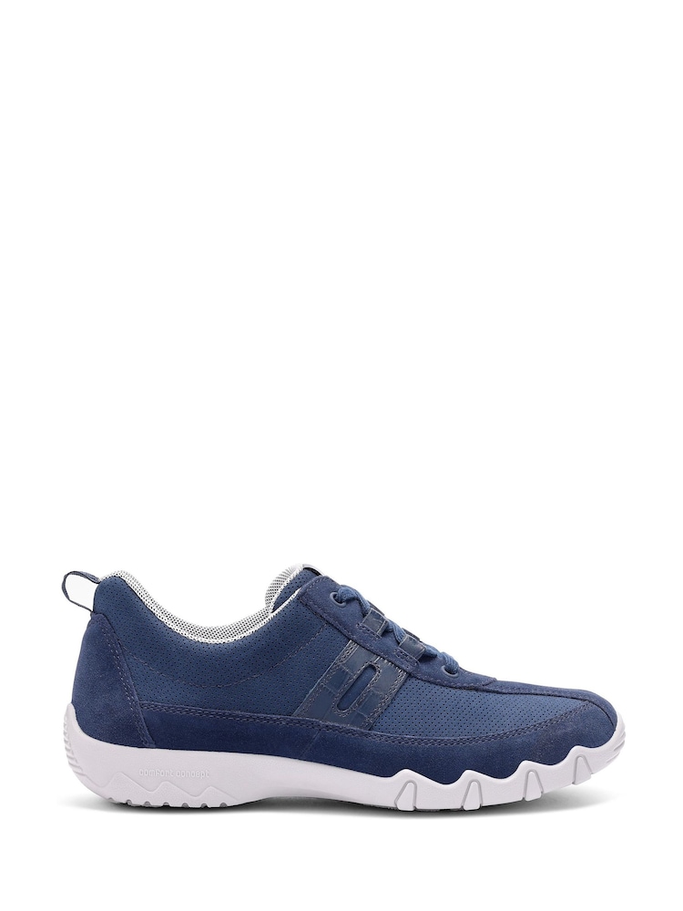 Hotter Blue Wide Fit Leanne II Lace-Up Shoes - Image 1 of 4